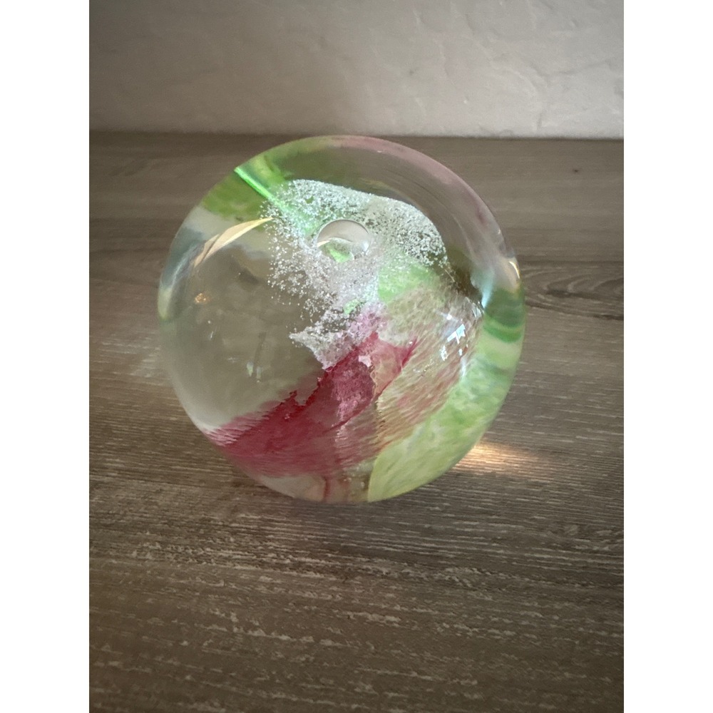 Caithness "Escape" Art Glass Paperweight Scotland numbered Signed 3"